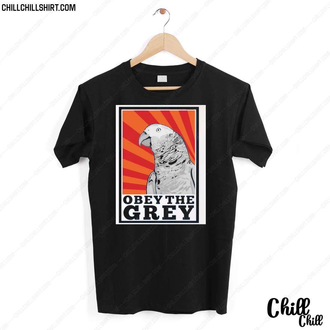 Nice parrot Obey The Grey Bellied Caique T-shirt