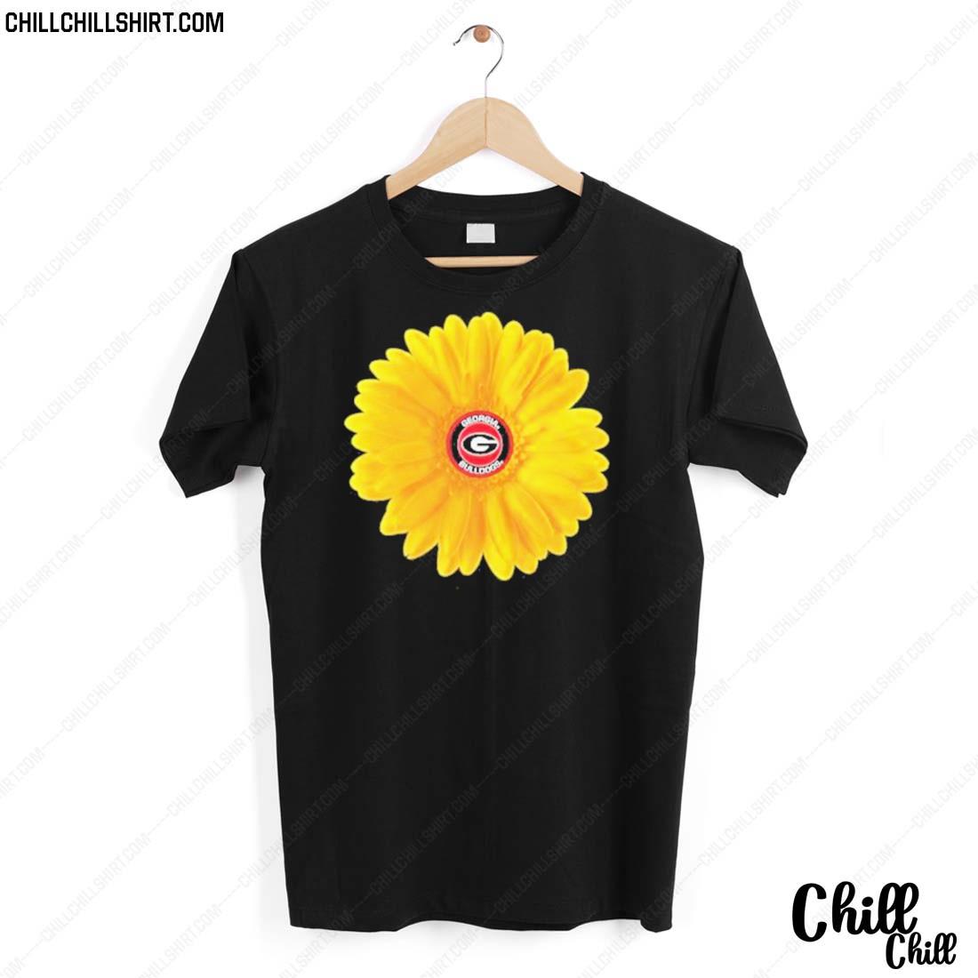 Nice sunflower Georgia Bulldogs 2023 Champs T-shirt