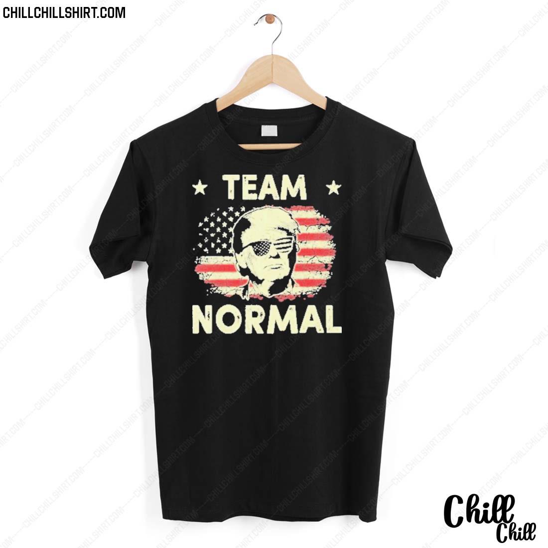 Nice team Normal Donald Trump Us Flag T-shirt