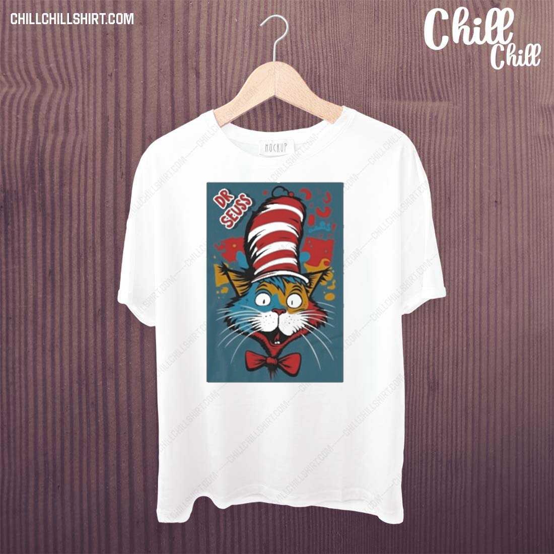 Official cute Dr Seuss Cat Teacher T-shirt