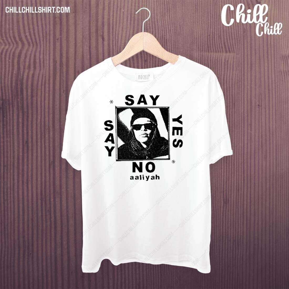 Official say Yes Or Say No Aaliyah T-shirt