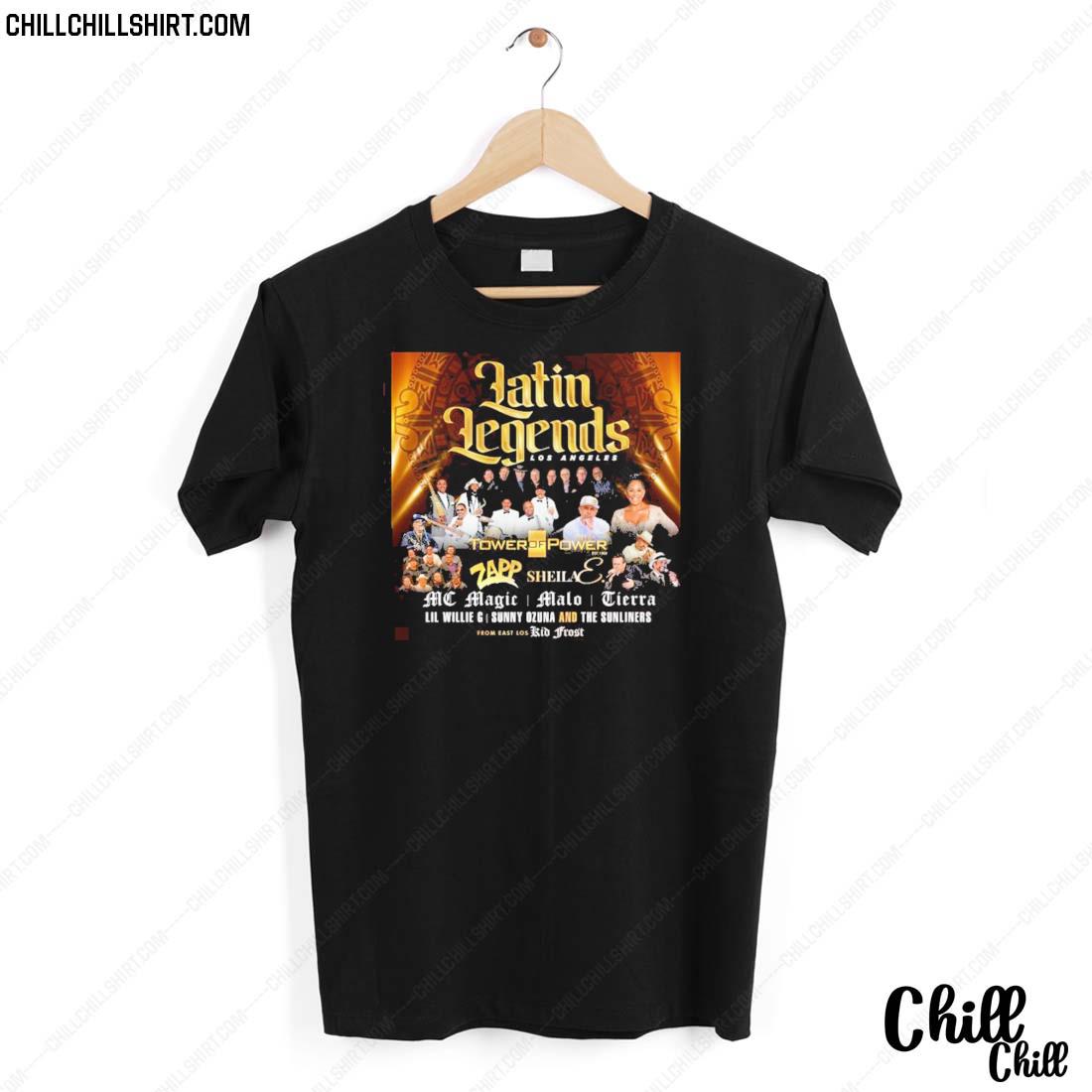 Nice latin Legends Los Angeles Tower Of Power June 10 2023 T-shirt