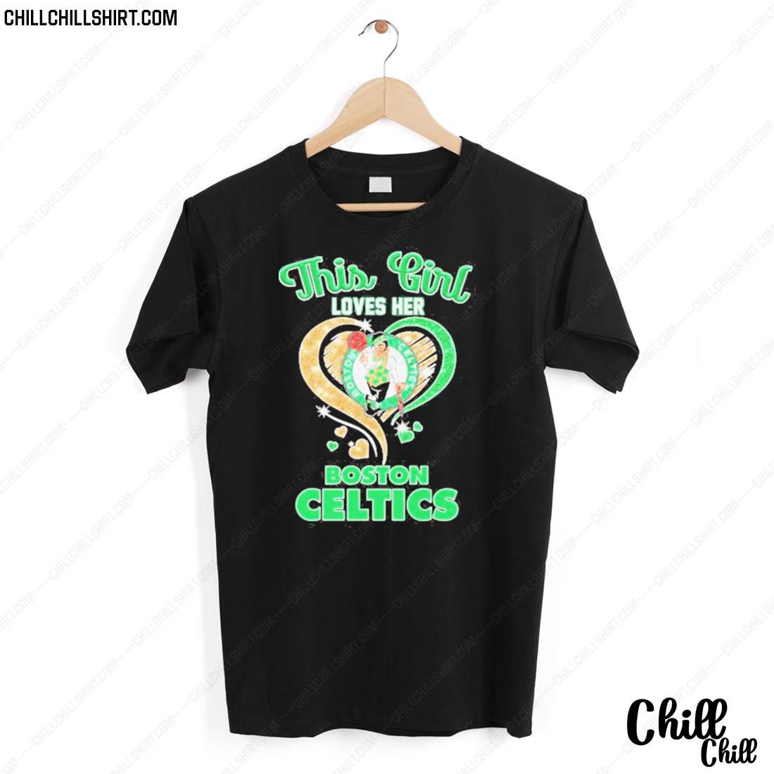 Nice this Girl Loves Her Boston Celtics 2023 T-shirt