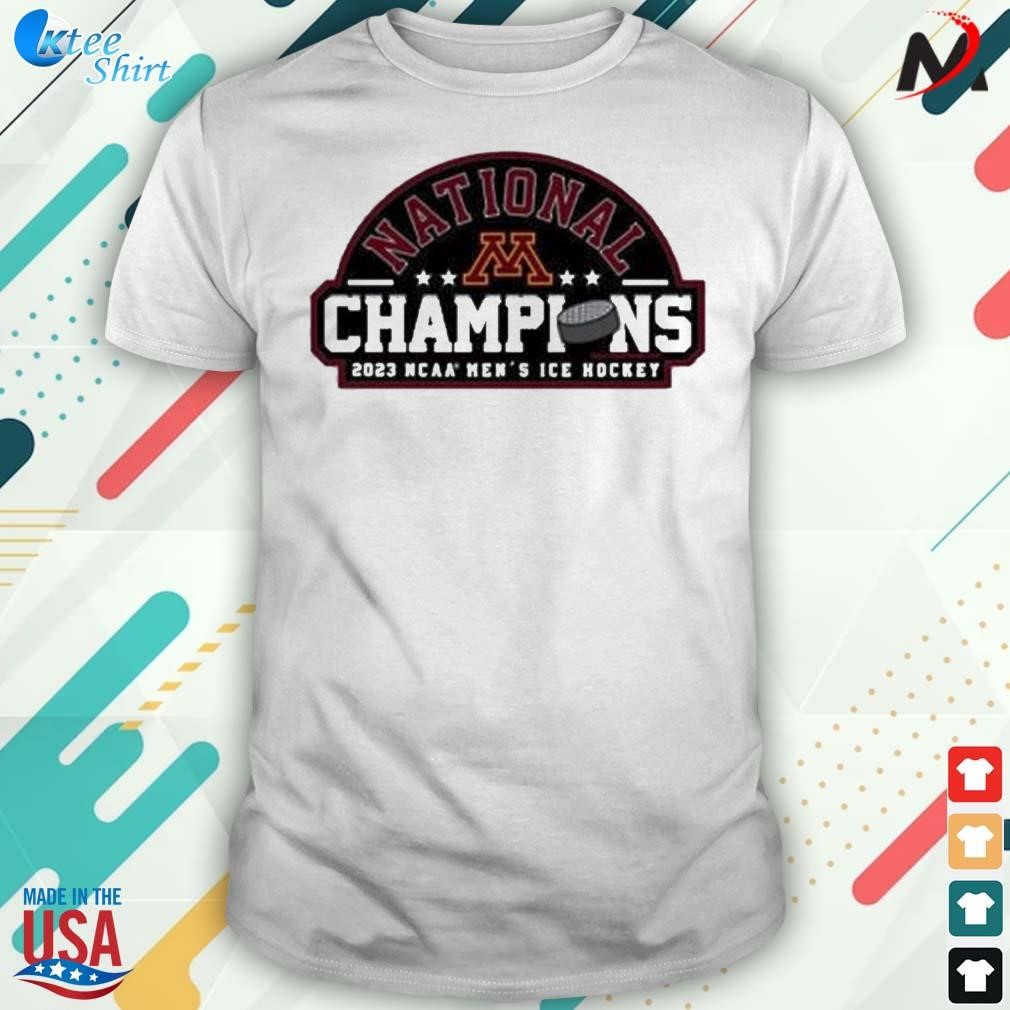 Top ncaa national champions 2023 Minnesota golden gophers men's ice hockey t-shirt