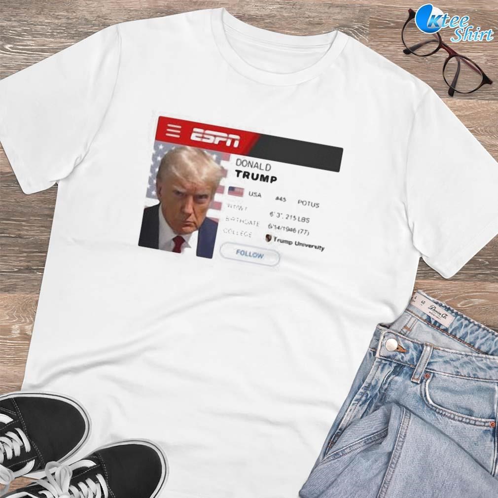 Premium Donald Trump 2024 Take America Trump Mugshot photo design T-shirt