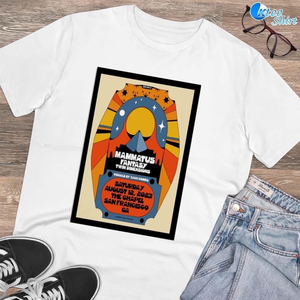 Premium Mammatus concert august 12 2023 the Chapel San Francisco CA art poster design t-shirt