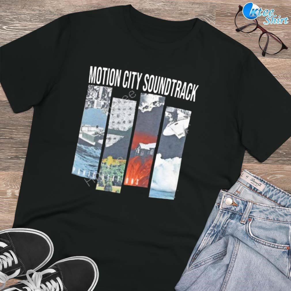 Premium Motion city soundtrack panic stations art design t-shirt