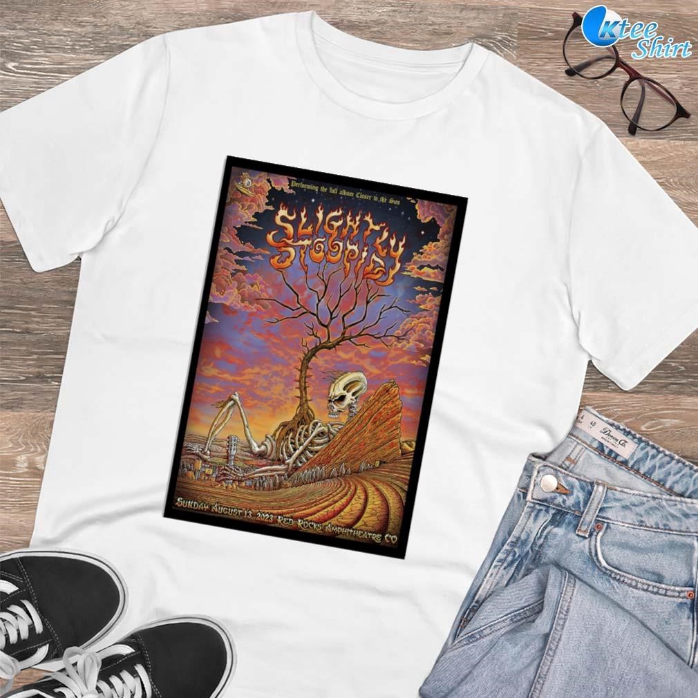 Premium Slightly stoopid august 13 2023 Red Rocks amphitheatre CO art poster design t-shirt