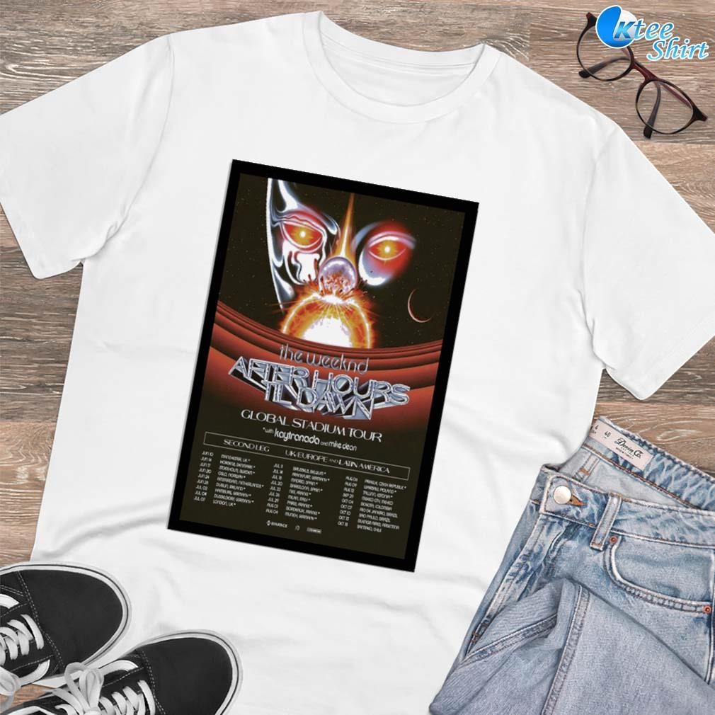 Premium The weeknd after hours til dawn tour art poster design t-shirt