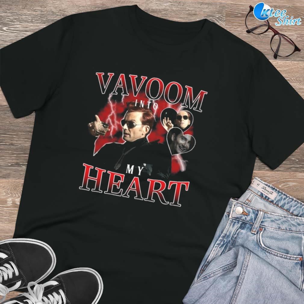 Premium Vavoom into my heart photo design t-shirt