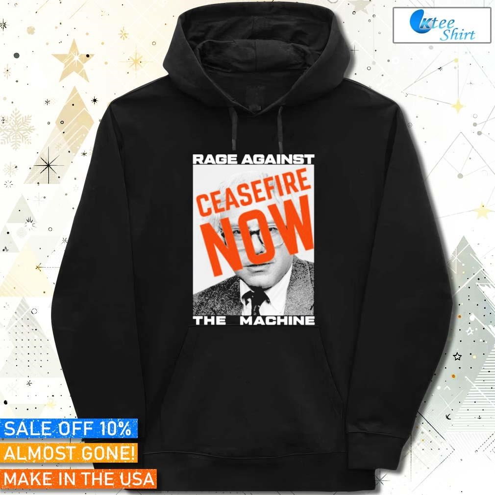 Ally Beardsley Bernie Sanders rage against the machine ceasefire photo Hoodie