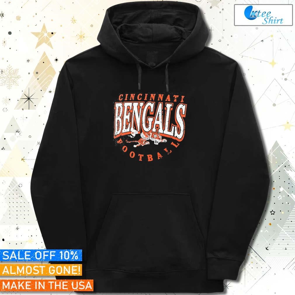 Cincinnati Bengals Football Big and Tall Throwback hoodie