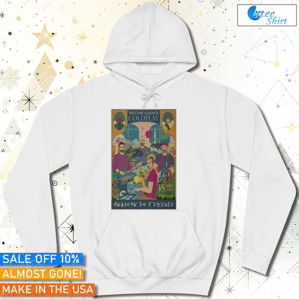 Coldplay Music of the Spheres World Tour Jakarta November 15-2023 poster Hoodie