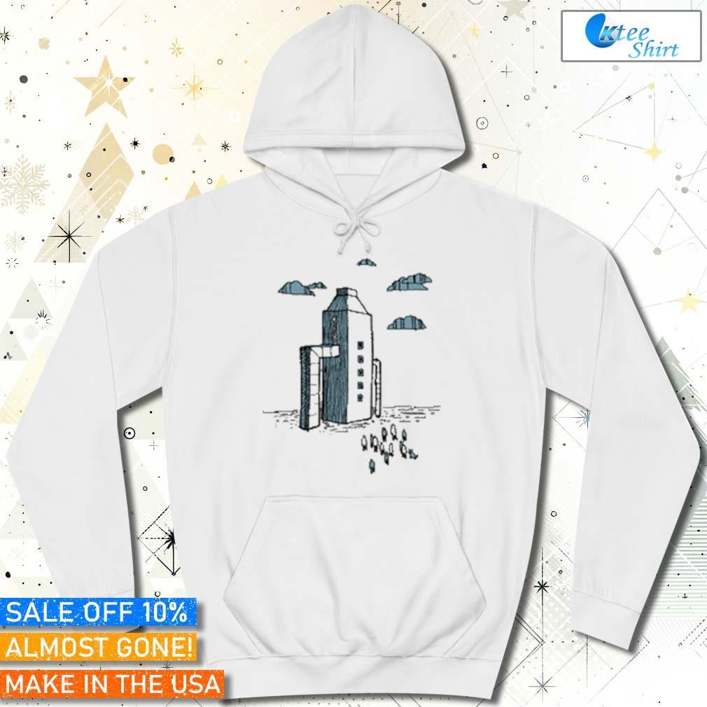 Frightened Rabbit Painting of a Panic Attack Drawing Hoodie