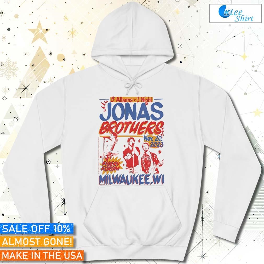 Jonas Brothers Fiserv Forum Milwaukee Nov 20-2023 hoodie