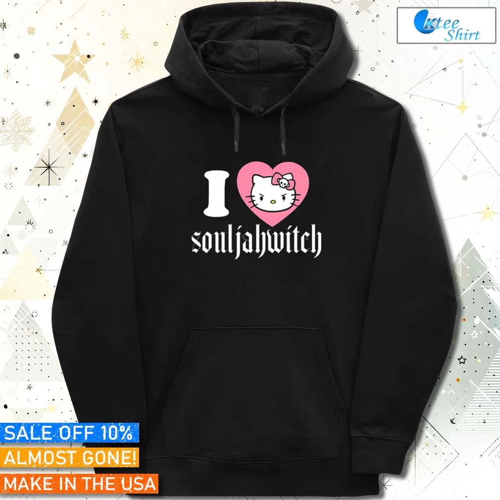 Kitty I love Souljahwitch hoodie