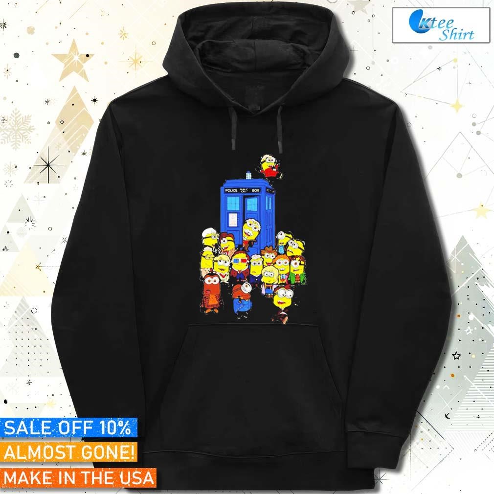 Minions Doctor Who police call box funny Hoodie